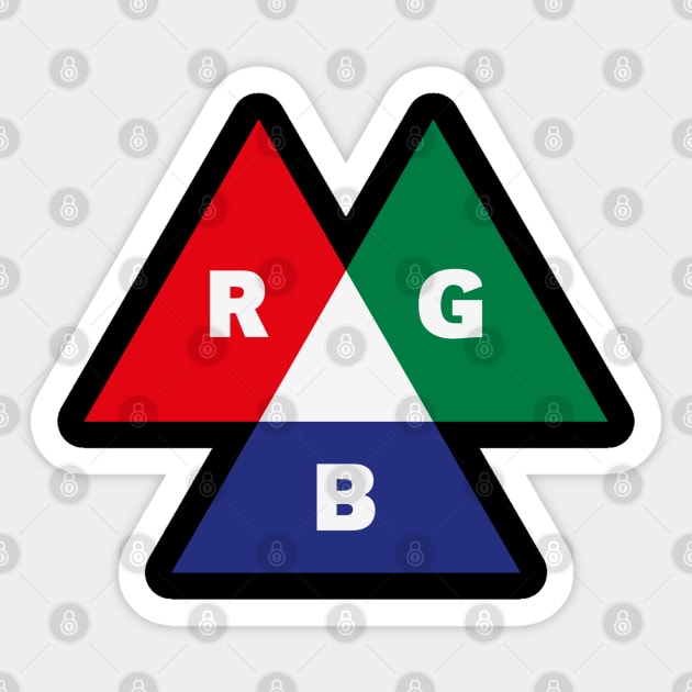 RGB Mode (Red - Green - Blue) Sticker by MrFaulbaum